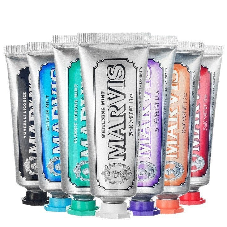 A Italian Mars toothpaste 25ml bright white mint travel portable toothpaste
