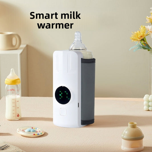 A Portable rechargeable thermostatic milk heater