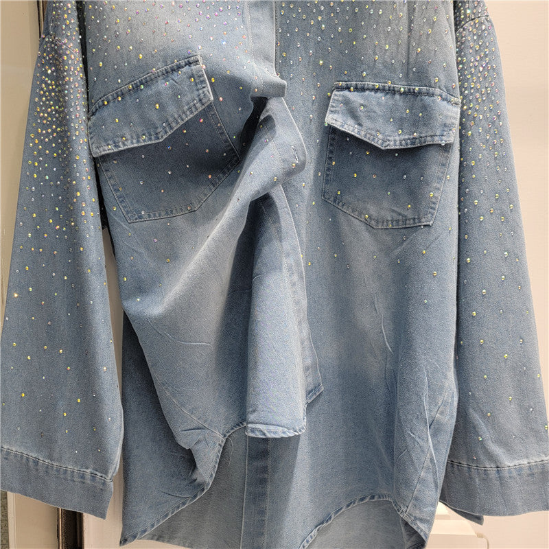 A denim shirt