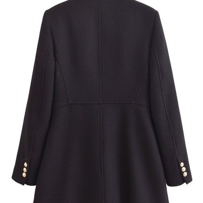 A Double-Breasted Wool Coat