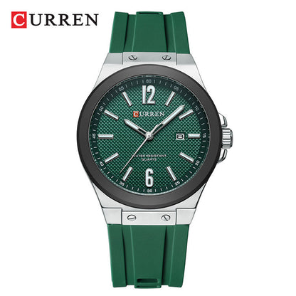 A 8467 Men's Sports Watch Men's Watch Silicone Strap Business Foreign Trade Watch Simple Spot