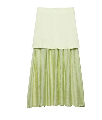 A vest vest skirt set
