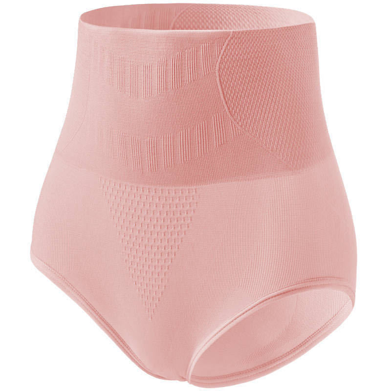 A Honeycomb High Waist 3D Hip Lift Panties Honeycomb Belly Sculpting Seamless Graphene Triangles Ladies