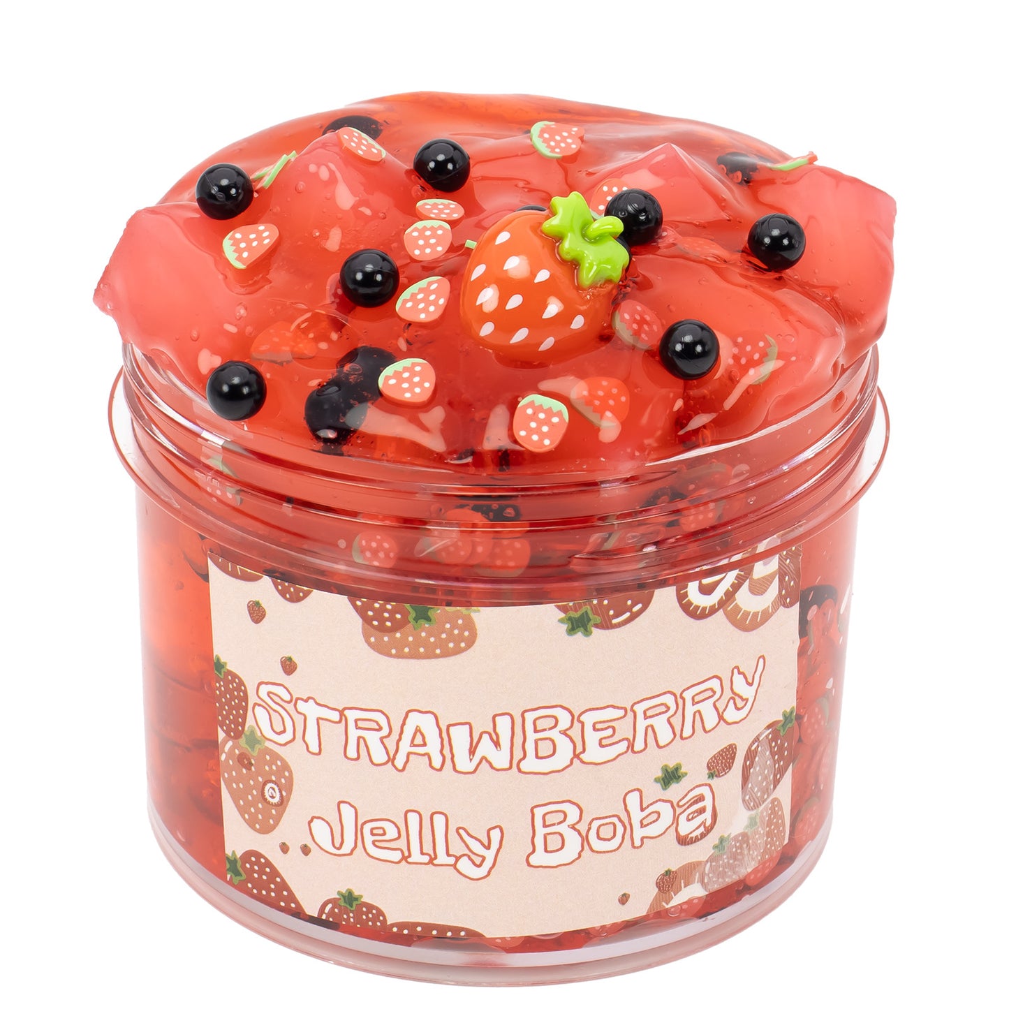 A 70/300ml large capacity crystal mud fruit coconut meat accessories jelly mud transparent mud children's colored mud clay