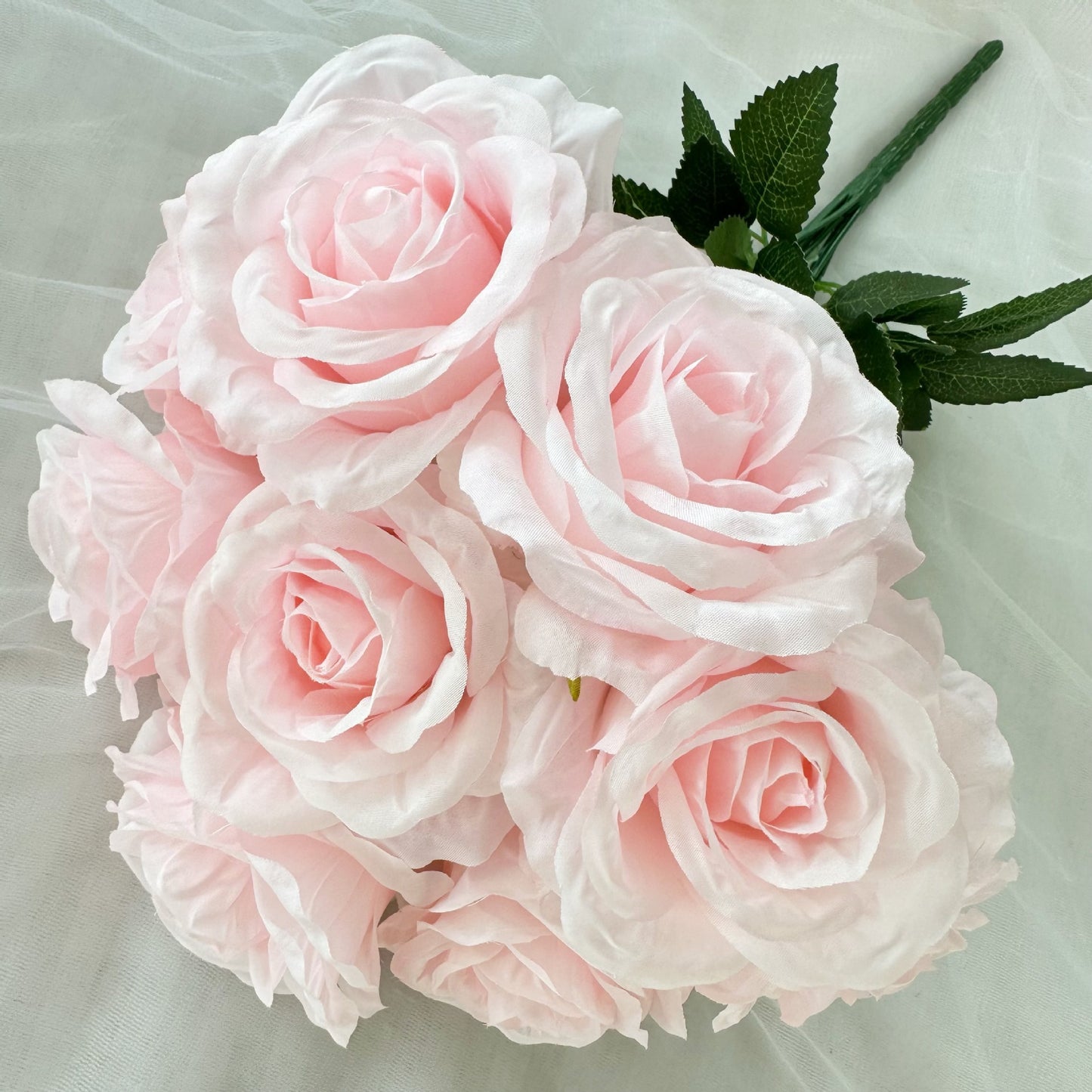 A 9 head Anna rose wedding home decoration rose auditorium hotel scene set DIY design fake flower