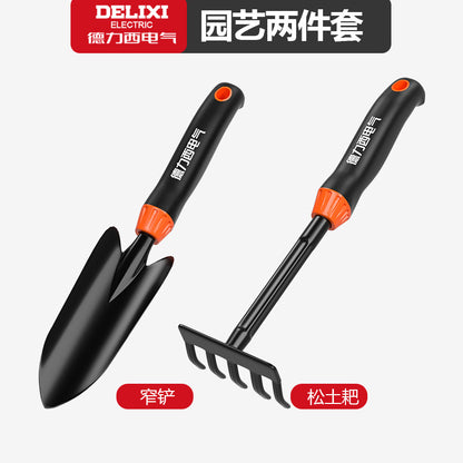 A Gardening tools, small shovels, growing vegetables, growing flowers, household shovels, beach catching sea tools, three-piece set