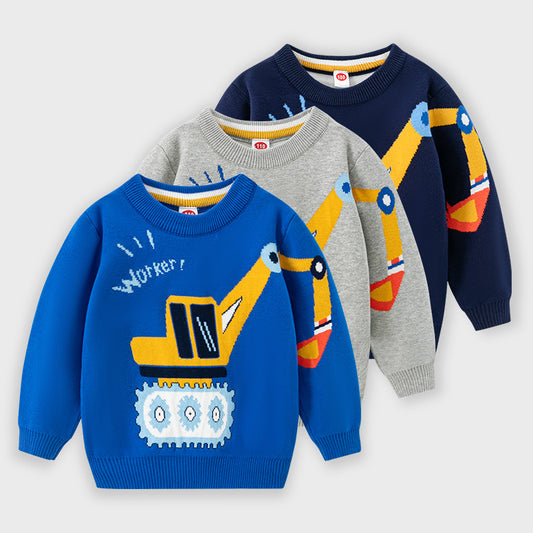 A children's cartoon sweater