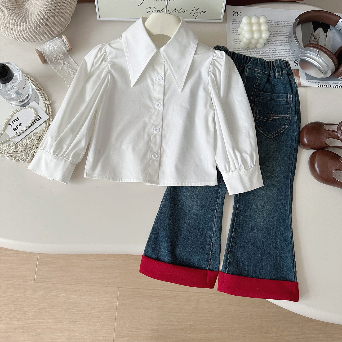 A three-piece girl set