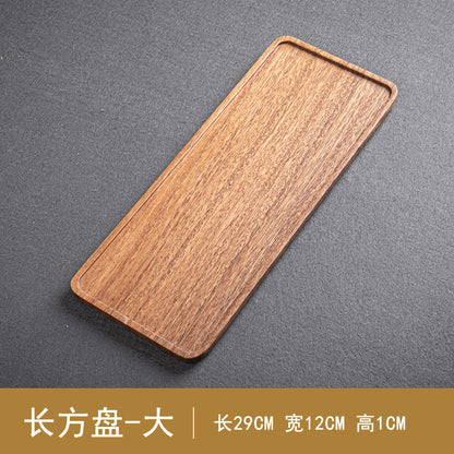 A walnut solid wood tray snack tray