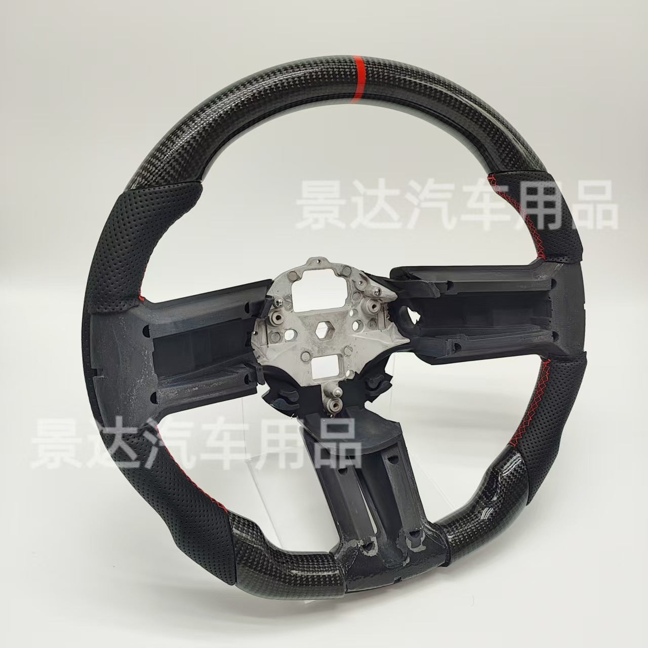 A Mustang carbon fiber steering wheel 11 to 14 models