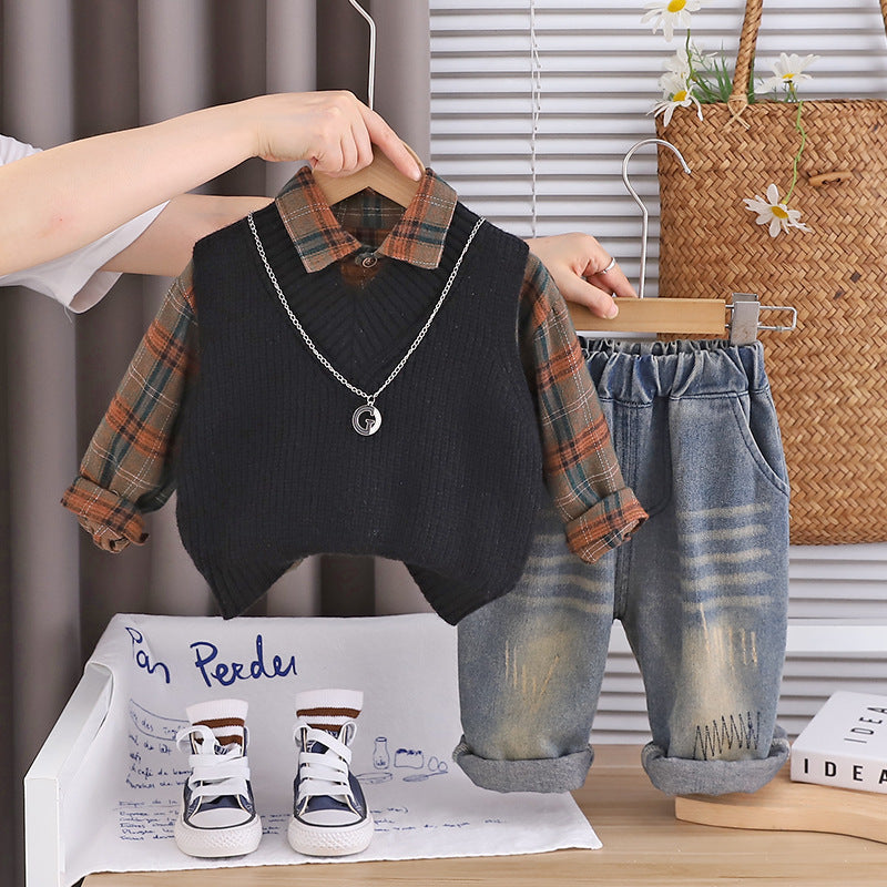 A children's three-piece set