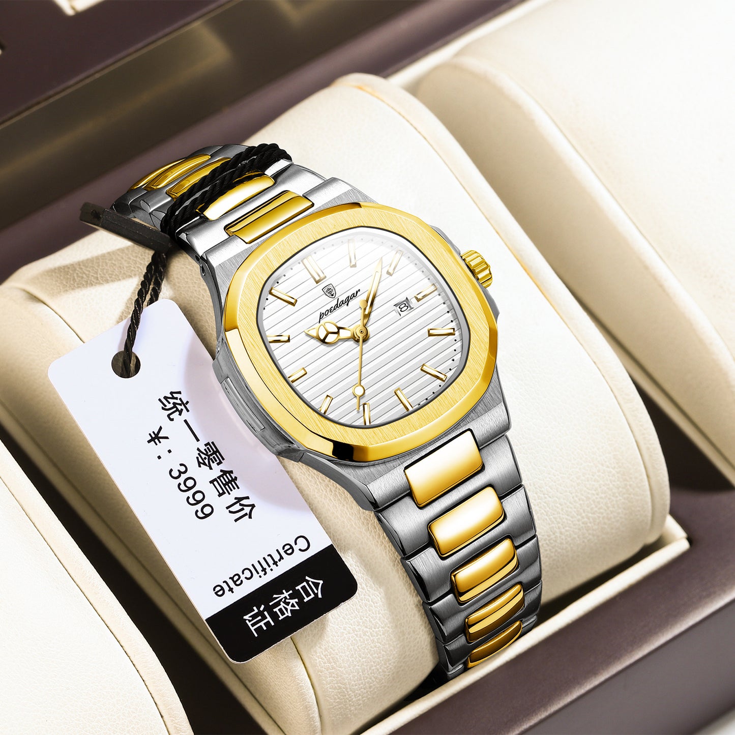 A luxury new ladies watch ultra-thin luminous quartz watch