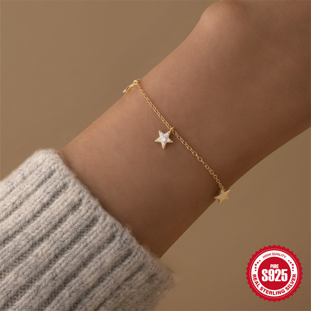 A S925 Silver Star Bracelet