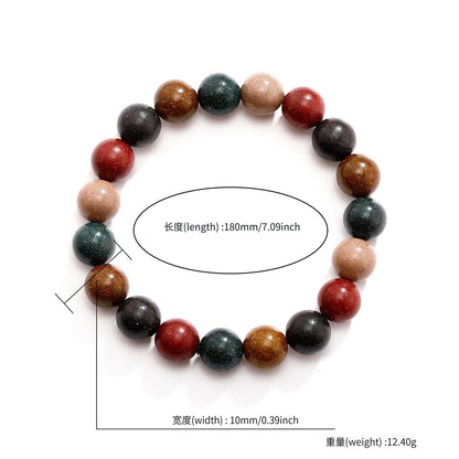 Xiaohongshu popular natural incense beads bracelet handmade ancient medicinal incense lasting simple Wenwan Falling True Fragrance Buddha Beads
