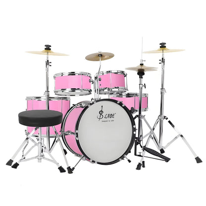 A set of drums Adult children's drums Self-study Household jazz drums 5 drums 4 cymbals Percussion instrument Beginner practice