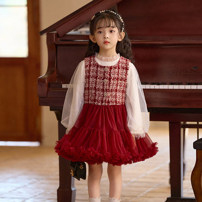 A children's winter dress
