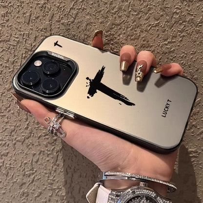 A letter printed mobile phone protective case