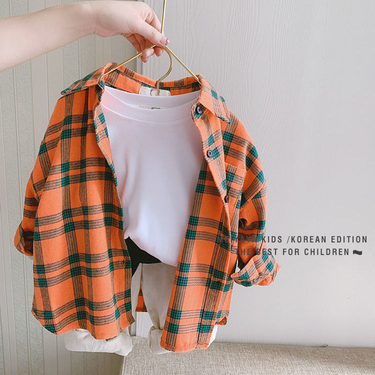 A children's long-sleeved shirt