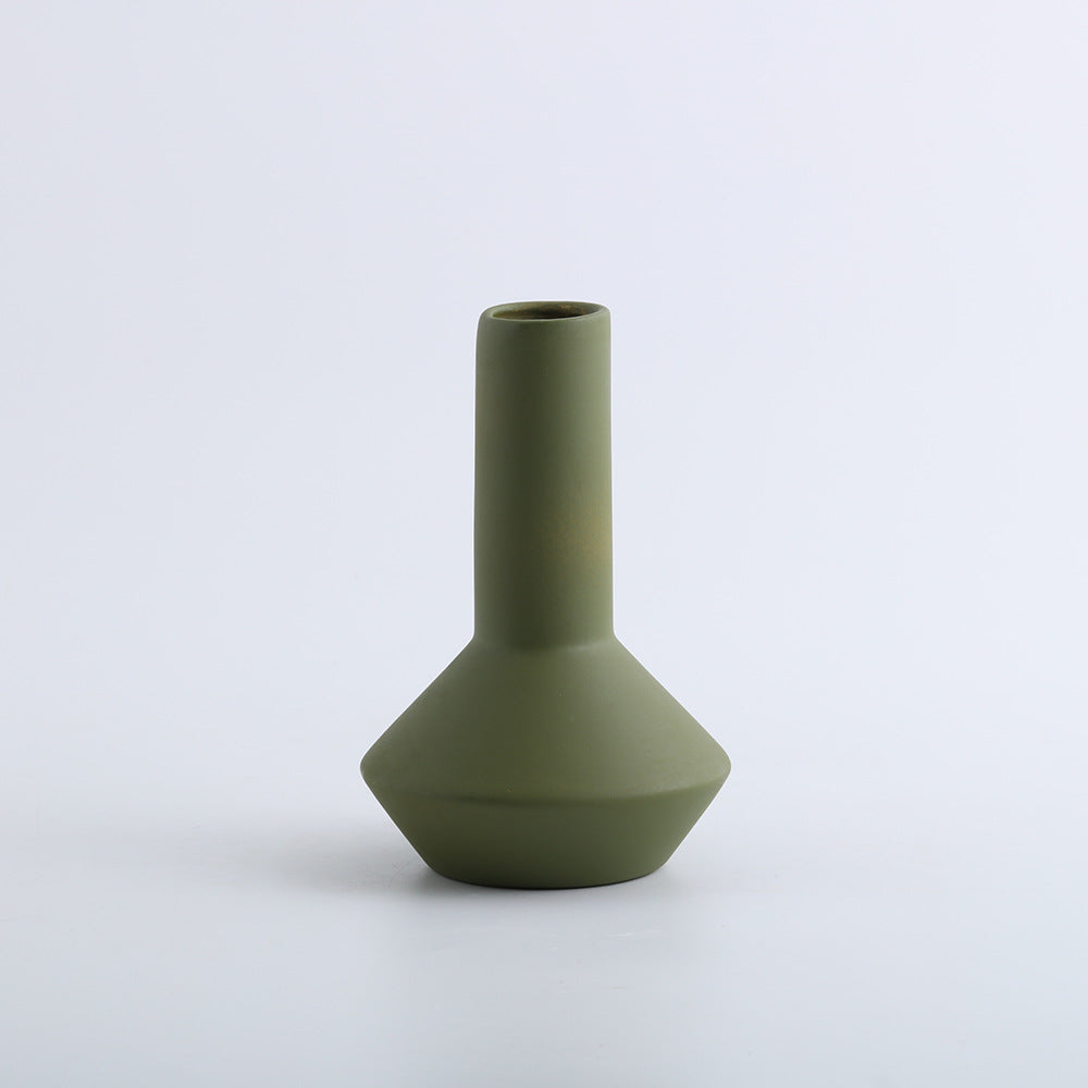 A ceramic vase decorative ornament