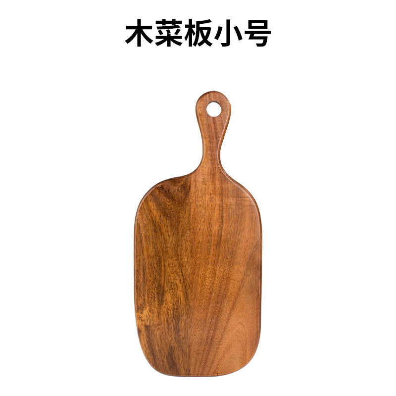 A Acacia wooden tray cutting board cutting board pizza steak creative fruit wooden breadboard kitchen