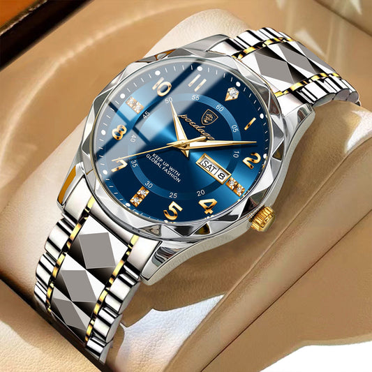 A new men's watch luxury waterproof luminous quartz watch