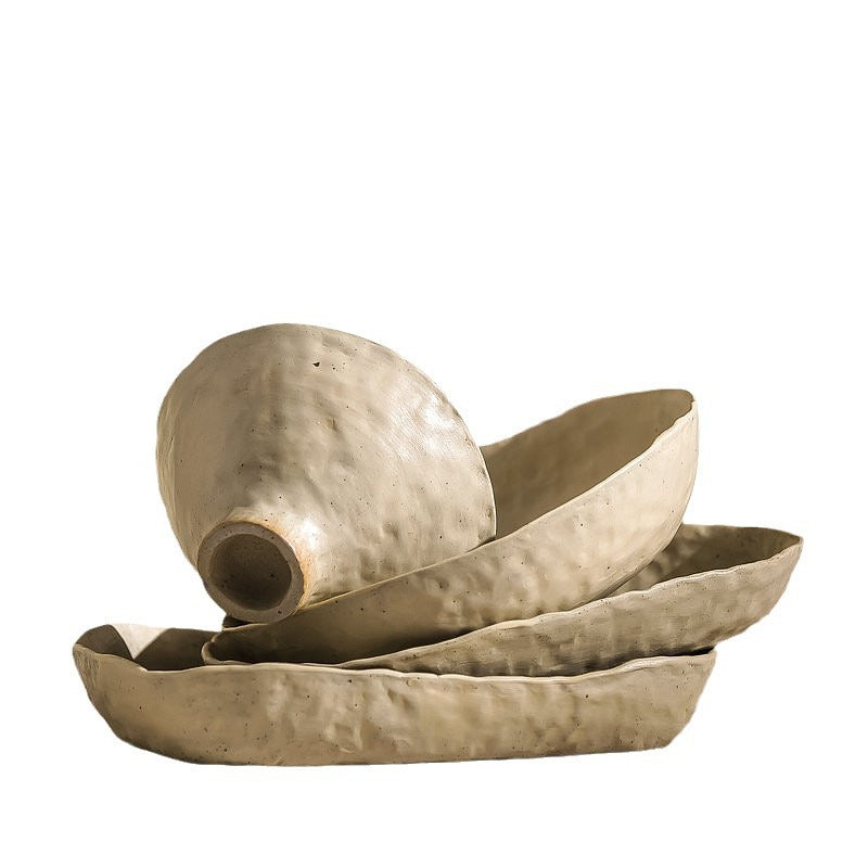 A ceramic handmade tableware