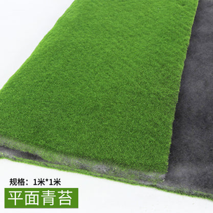 A simulated moss green false moss plant wall moss micro landscape bonsai landscaping decorative lawn turf SIZE: 1M * 1M