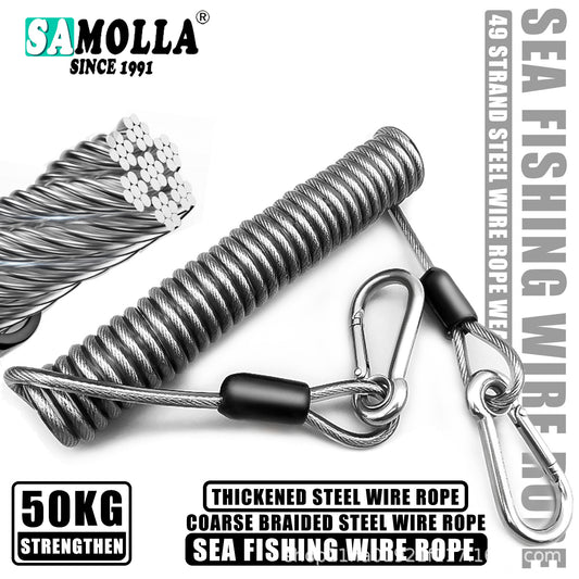 A Steel Wire Safety Tether – Reinforced & Strong