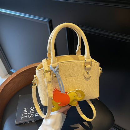 A messenger bag handbag