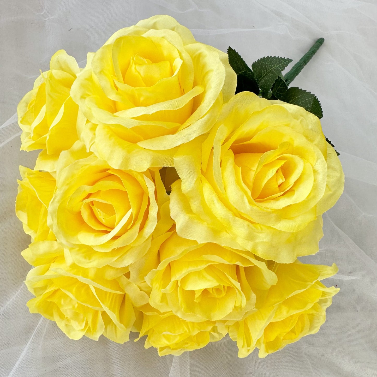 A 9 head Anna rose wedding home decoration rose auditorium hotel scene set DIY design fake flower