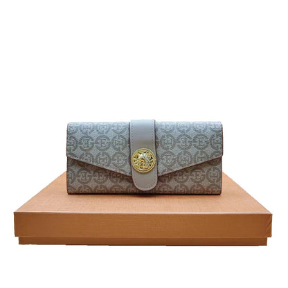 A new wallet, women's long soft wallet, fashionable and simple wallet, multi-card position, large-capacity clutch bag, mother bag. - Mixbatch