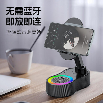 A power bank bluetooth speaker mobile phone holder