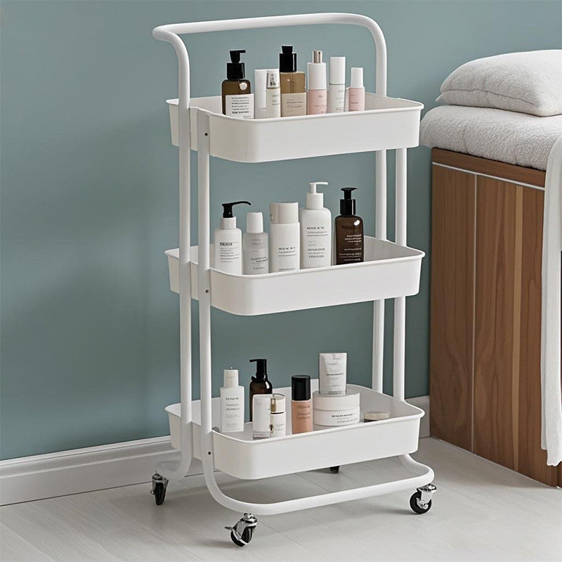 عربة، سلة، رف، مستحضرات تجميل، أغراض متنوعة، رف تخزين وجبات خفيفة، رف متحرك 