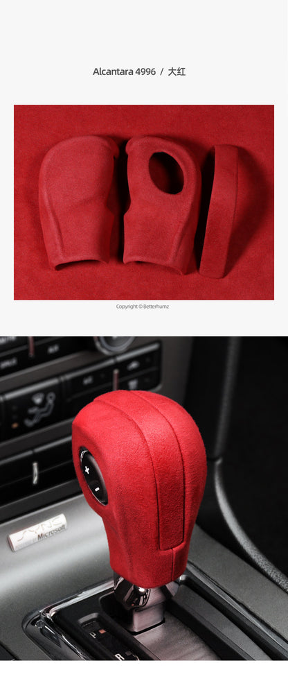 A Alcantara for Ford Mustang 2009-2013 Shift Cover Gear Bar Shell Interior Modification Sticker
