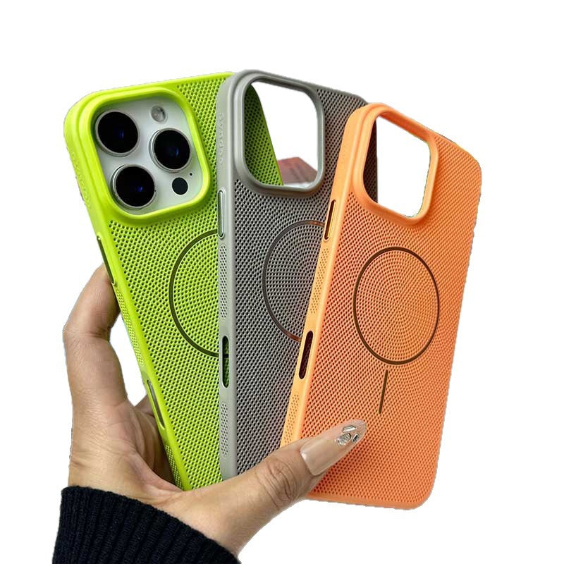 A breathable cooling mobile phone case