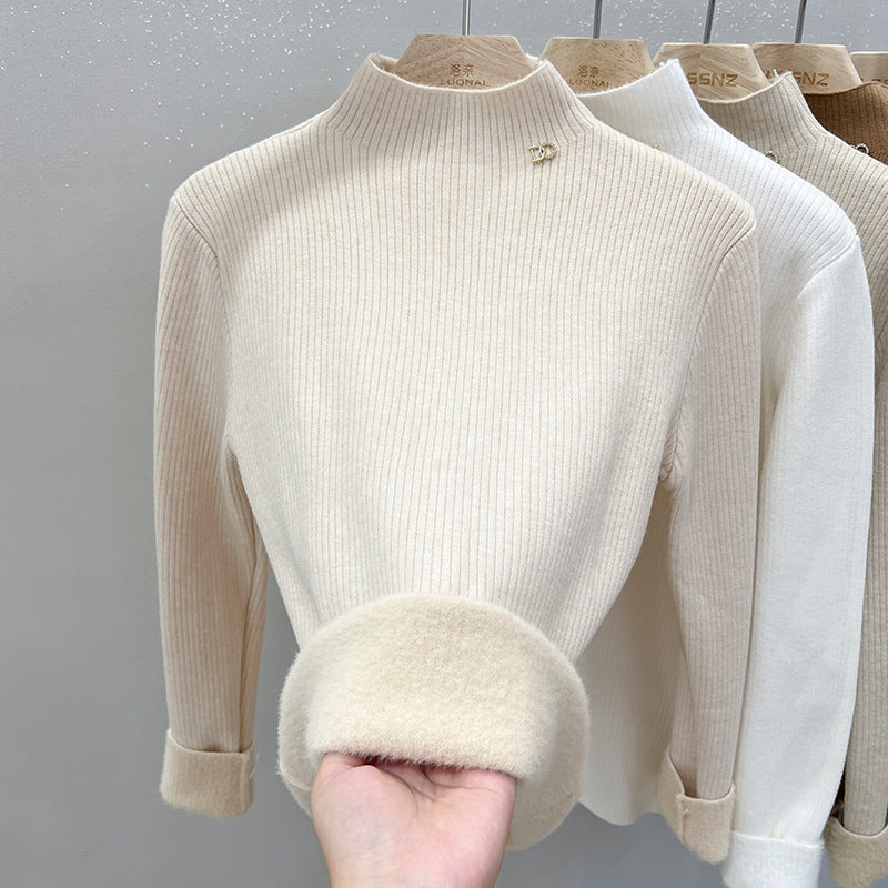 A Knitted sweater thermal top