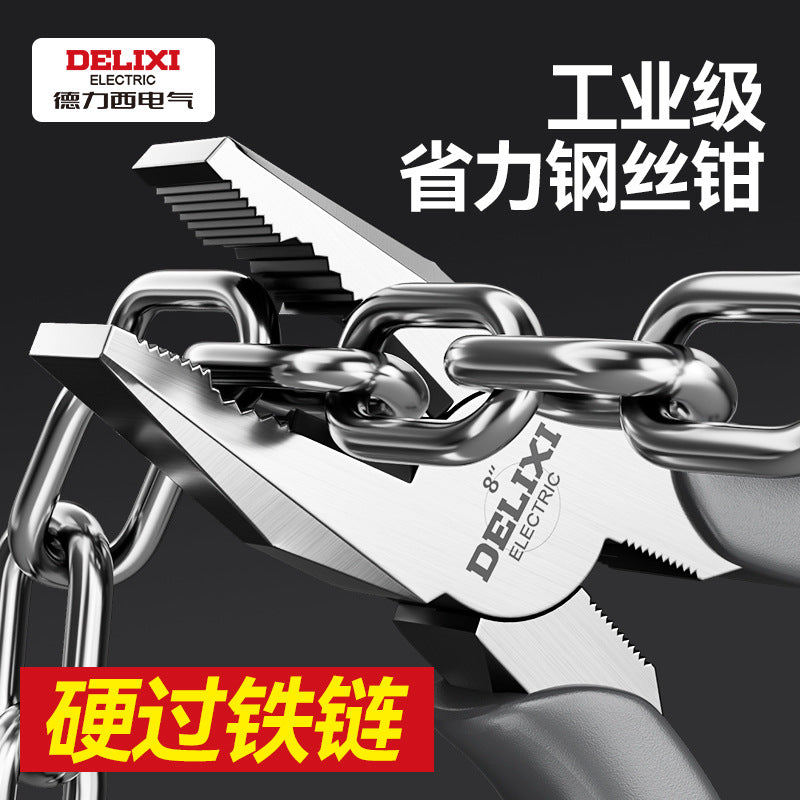 A Wire pliers Multifunctional pointed nose pliers Oblique pliers Hardware tools Electrician wire clipping vice
