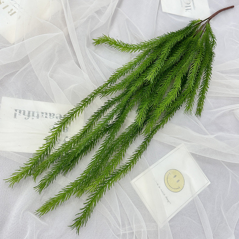 A houndstail hanging large shopping mall event decoration wedding plant wall decoration wall