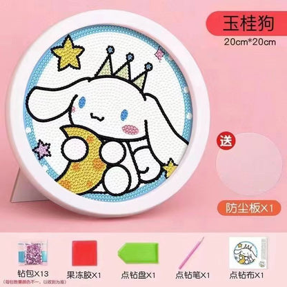 A diamond sticker paste point diamond painting toy little girl handmade children DIY - Mixbatch
