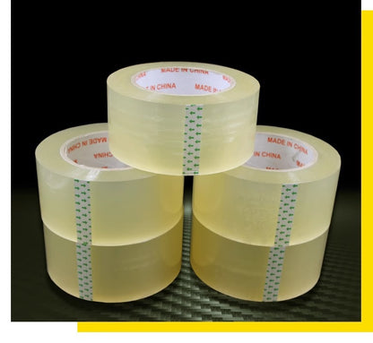 A scotch tape, express packaging, sealing, sealing tape, beige large roll width, packaging, adhesive paper, tape, whole box wholesale - Mixbatch