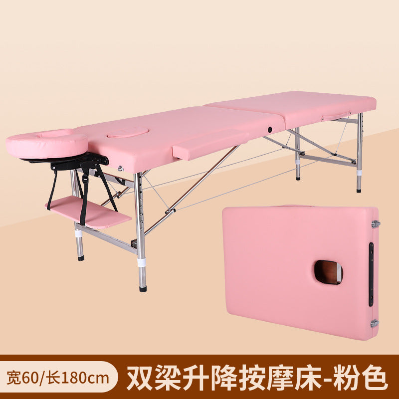 A  Adjustable massage table folding portable