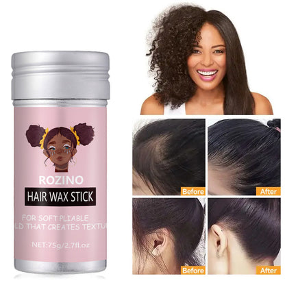 A Amazon hair broken hair finishing artifact, special for makeup artists in the studio, adults and children bangs finishing hair wax stick - Mixbatch