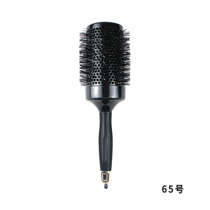 A Non-slip Rubber Handle Ceramic Curling Comb