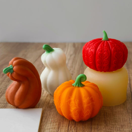 A Pumpkin ornament silicone mold