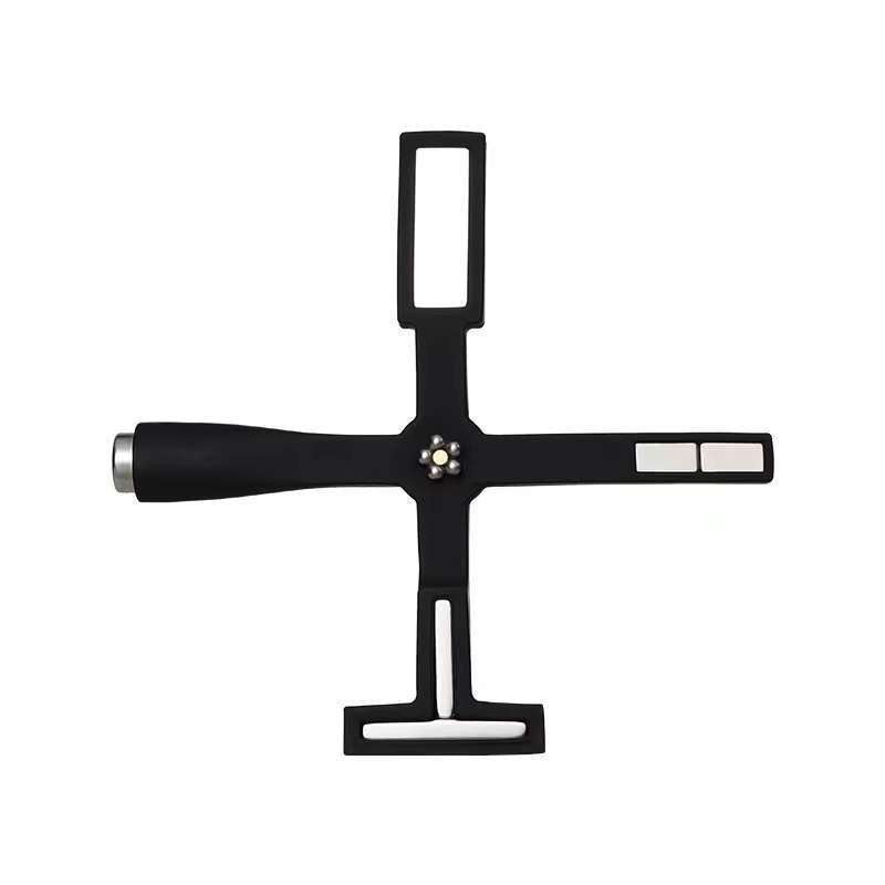 A new multi-functional nail art tool cross cat's eye strong magnet nail polish glue five-in-one thickened magnet - Mixbatch