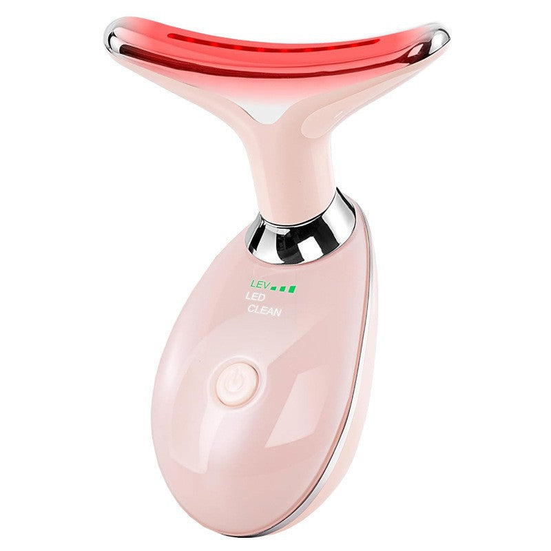 A Neck beauty instrument, massager, beauty lifting and firming instrument, neck care, fade neck lines, hot compress, sonic vibration