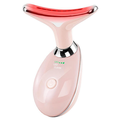 A Neck beauty instrument, massager, beauty lifting and firming instrument, neck care, fade neck lines, hot compress, sonic vibration