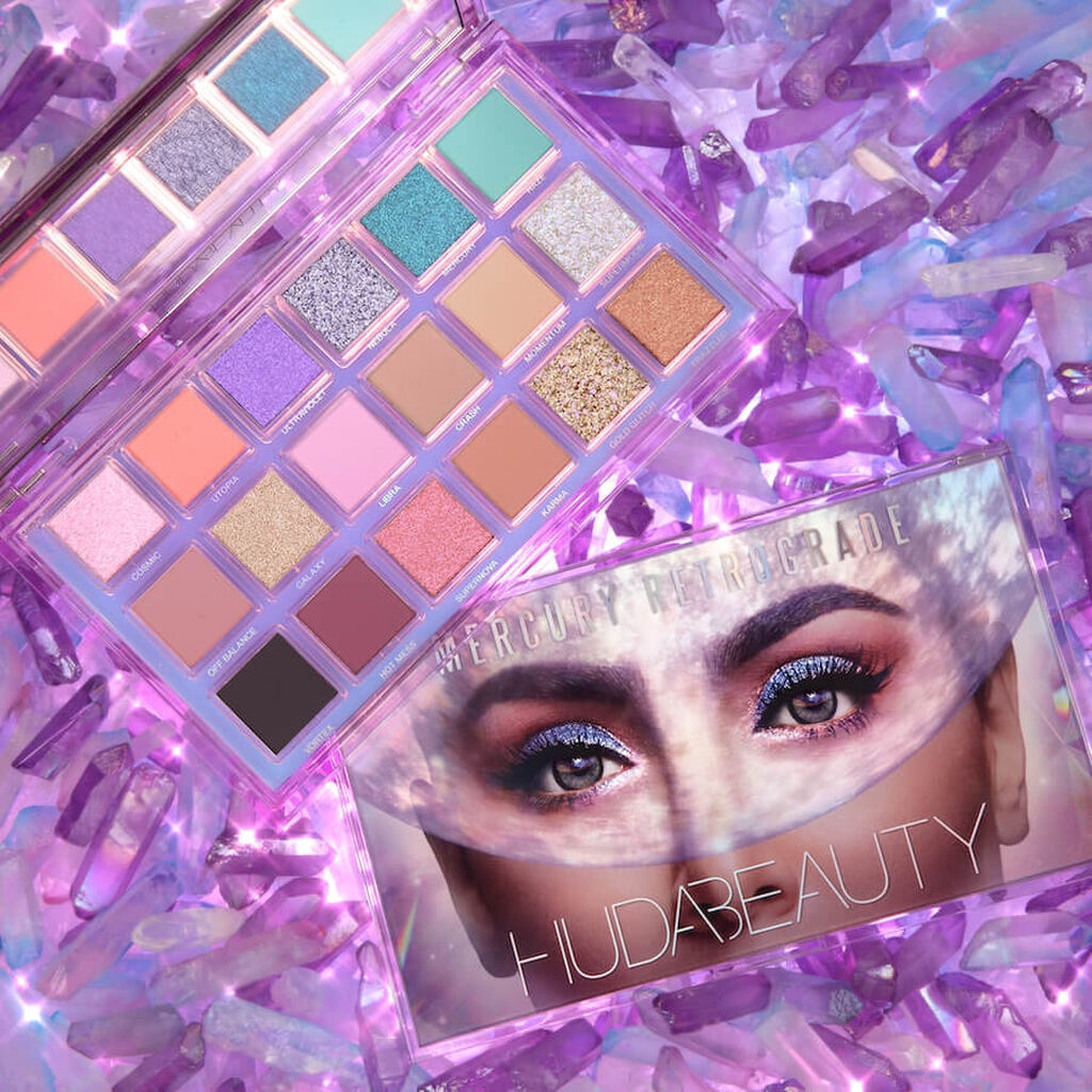 A huda 18-color eyeshadow 1st generation 3rd generation desert eyeshadow gold empowered inverted rose snowflake 18-color eyeshadow - Mixbatch