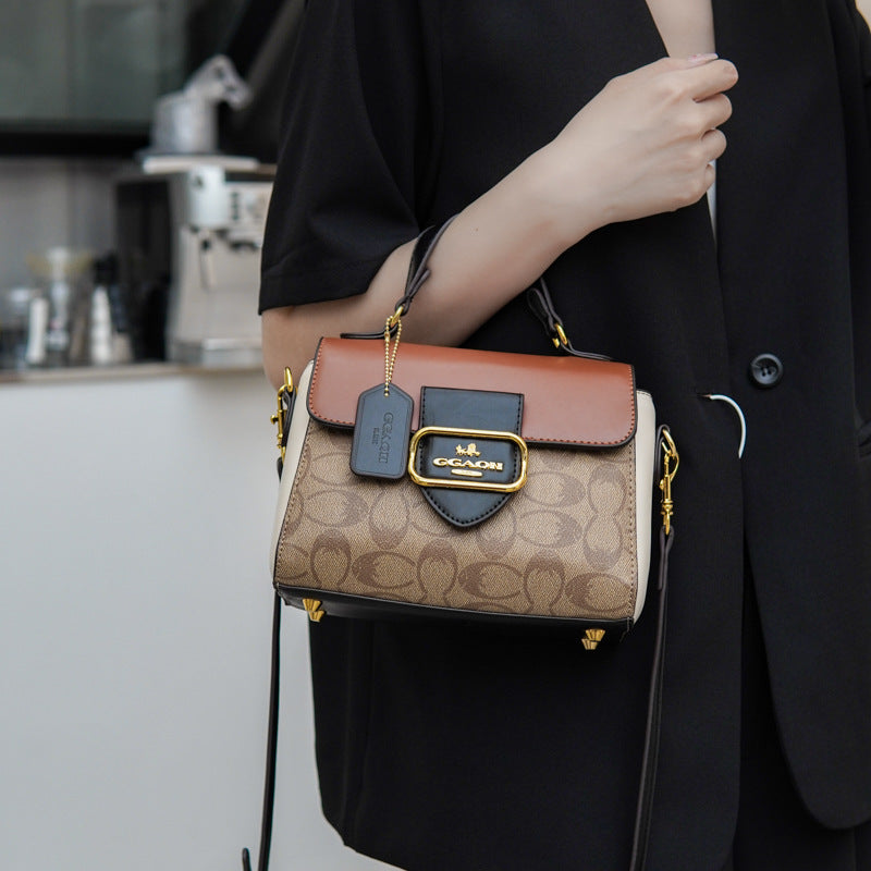 A new French niche fashion design retro shoulder handbag versatile messenger bag - Mixbatch