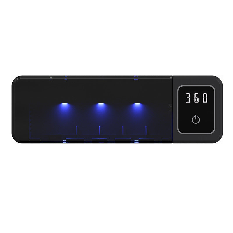 جهاز تعقيم فرشاة الأسنان بالهواء، مزود بخاصية التجفيف والتدوير، وتقنية التعقيم الذكية بالأشعة فوق البنفسجية (UVC)، ورف للتعقيم، على الطراز الكوري. 